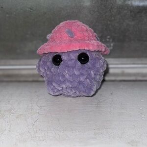 Purple Plush Toy with Pink Hat
